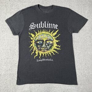 Sublime Shirt Womens M Band Tee Rock Freedom Sun Long Beach Graphic Short Sleeve